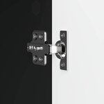vidaXL Meuble TV Noir 150 x 31 x 52 cm Bois d'ingénierie