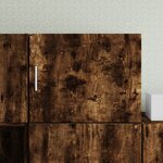 vidaXL Armoire murale chêne fumé 50x42 5x40 cm bois d'ingénierie