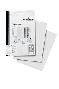 Paquet de 80 étiquettes pour badge à imprimer format A6 DURABLE