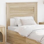 vidaXL Tête de lit Chêne Sonoma 75 cm Bois d'ingénierie