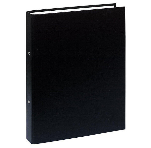 Classeur rembordé polypropylène 2 anneaux 30mm A4 Dos de 40 mm Noir x 20 EXACOMPTA
