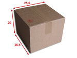 Lot de 100 boîtes carton (n°23) format 255x255x200 mm