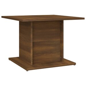 vidaXL Table basse chêne marron 55 5x55 5x40 cm bois d'ingénierie