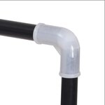 vidaXL Range-chaussures avec 4 étagères Métal et plastique noir