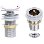 vidaXL Lavabo de bain avec robinet et drain à poussoir Verre trempé