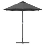 vidaXL Parasol de jardin Anthracite 370 x 197 x 239 cm