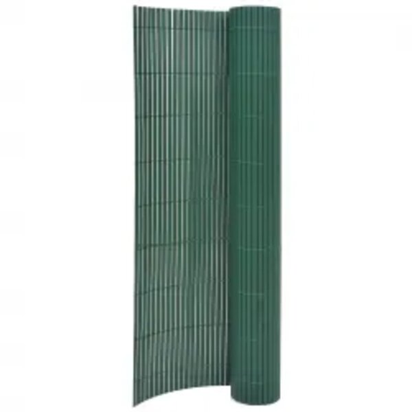 vidaXL Clôture de jardin double face 110x400 cm Vert