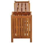 vidaXL Banc de jardin avec 2 jardinières 150x30x40 cm Bois d'acacia
