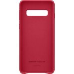 Samsung coque en cuir s10 - rouge bordeaux