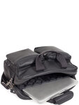 Sacoche ordinateur eastpak tomec en cuir ref_eas36613-762-blackleather