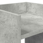 vidaXL Support de Plante 2 pièces Gris béton 30 x 30 x 100 cm