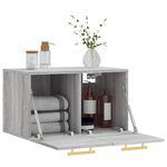 vidaXL Armoire murale Sonoma gris 60x36 5x35 cm Bois d'ingénierie