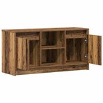 vidaXL Meuble TV Marron 100 x 34 x 50 cm Bois d'ingénierie