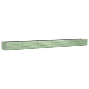 vidaXL Jardinière Vert 600 x 80 x 45 cm Acier