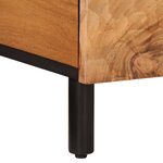 vidaXL Table basse 80x50x40 cm bois massif d'acacia