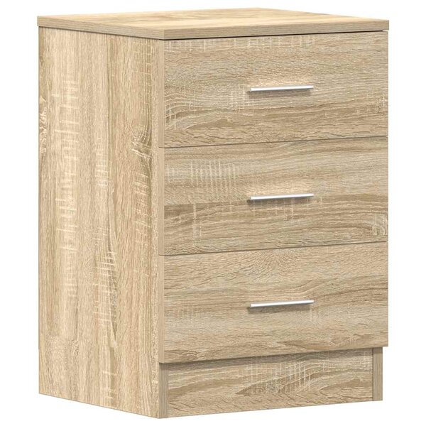 vidaXL Table de chevet Chêne Sonoma 38x35x56 cm Bois d'ingénierie