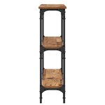 vidaXL Table console avec étagère Bois ancien 100 x 22.5 x 75 cm