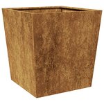 vidaXL Jardinière 50x50x50 cm acier corten