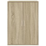vidaXL Buffets 2 Pièces chêne sonoma 60x31x84 cm bois d'ingénierie