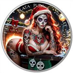 Pièce de monnaie en Argent g 31.1 (1 oz) Millésime 2024 DIA DE LOS MUERTOS