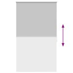 Store enrouleur occultant 120 x 175 cm gris