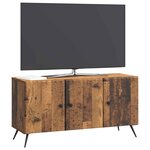 vidaXL Meuble TV Bois ancien 99 x 34 5 x 50 cm Bois d'ingénierie