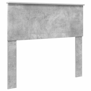 vidaXL Tête de lit Gris béton 100 cm Bois d'ingénierie
