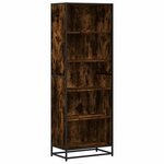 vidaXL Bibliothèque chêne fumé 60x35x170 5 cm bois d'ingénierie