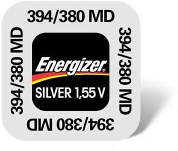 Blister de 1 Pile Oxyde d'Argent pour montres 394/380 SR45 SR936SW 1 55V ENERGIZER