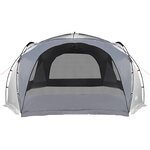 vidaXL Tente de réception blanc et gris imperméable
