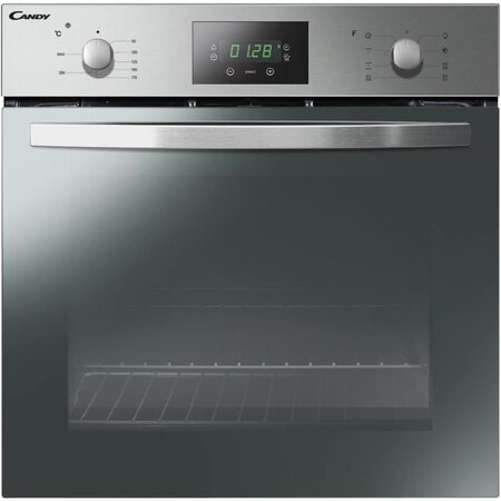 Four électrique candy fcs245x - encastrable - convection naturelle - catalyse - 65l - a - inox - porte miroir