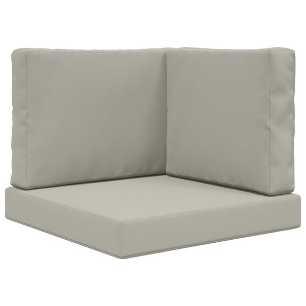 vidaXL Coussin de canapé d'extérieur Polyester Gris 60 x 60 cm