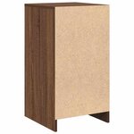 vidaXL Buffet Chêne marron 40 x 40.5 x 75 cm Bois d'ingénierie
