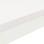 vidaXL Table basse Blanc 100 x 50 x 45 cm Bois de pin massif