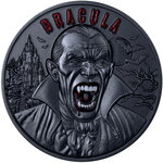Monnaie DRACULA AWAKENS IN THE DARK 550 Anniversaire 2 Oz Argent 5$ Barbados (PRÉCOMMANDE)