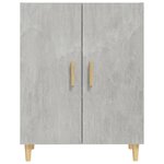 vidaXL Buffet Gris béton 70x34x90 cm Bois d'ingénierie