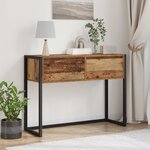 vidaXL Table d'appoint Bois Ancien 100 x 36 x 75 cm Bois d'ingénierie