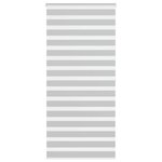 vidaXL Store zèbre gris clair largeur du tissu 105 9 cm polyester