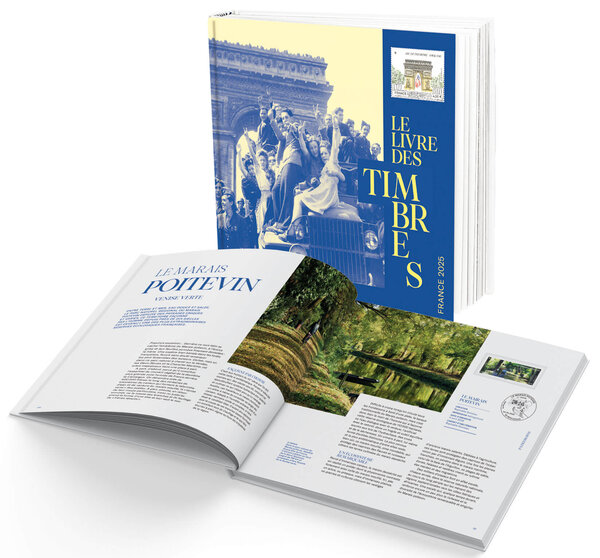 Livre des timbres de l'année 2025