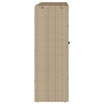 vidaXL Armoire de rangement avec porte Beige 100 x 36 x 102 cm Rotin