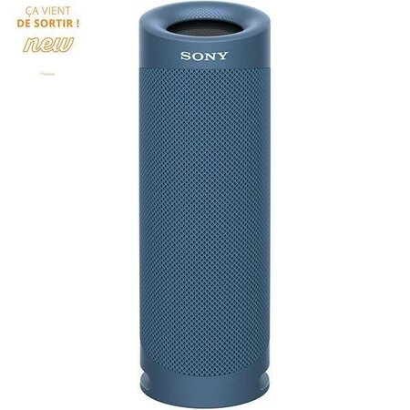 Sony srsxb23l enceinte bluetooth - autonomie 12h - splash proof - bleu