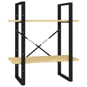 vidaXL Bibliothèque à 2 niveaux 60x30x70 cm Bois de pin massif