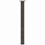 vidaXL Pieds de table de bar 4 pièces Acier naturel 90-92 cm Acier