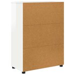 vidaXL Cabinet de salle de bain Blanc brillant 72 5 x 36 5 x 100 cm