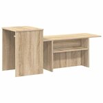 vidaXL Table console Chêne Sonoma 91 5 x 35 x 38 5 cm