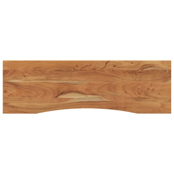 vidaXL Dessus de bureau 160x50x2 5 cm rectangulaire bois massif acacia