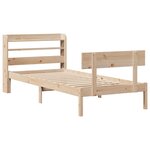 vidaXL Cadre de lit sans matelas 90x200 cm bois de pin massif