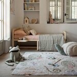 Tapis de jeux en coton - mare et nénuphars - 140 x 200 cm