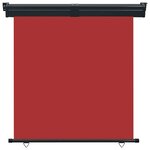 vidaXL Auvent latéral de balcon 165x250 cm Rouge