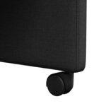 vidaXL Chaises de salle à manger 2 Pièces Noir 57 x 67 x 95 cm tissu